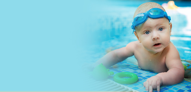 Sicurezza del Bambino + imparare a nuotare + costumi