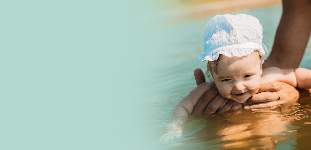 Sicurezza del Bambino + imparare a nuotare + pannolino costumino