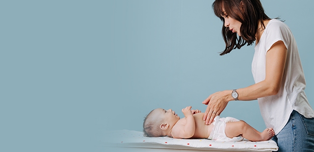 Cura del bebè + Salute + massaggio del bebè + preparativi